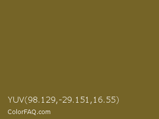 YUV 98.129,-29.151,16.55 Color Image