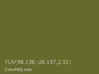 YUV 98.138,-26.197,2.51 Color Image