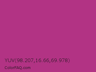 YUV 98.207,16.66,69.978 Color Image