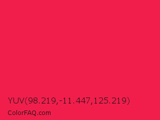 YUV 98.219,-11.447,125.219 Color Image
