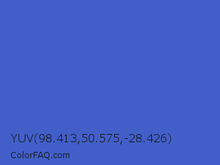 YUV 98.413,50.575,-28.426 Color Image
