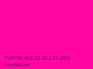 YUV 98.463,32.31,137.283 Color Image