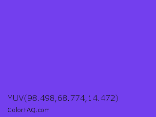 YUV 98.498,68.774,14.472 Color Image