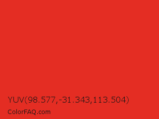 YUV 98.577,-31.343,113.504 Color Image