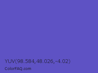 YUV 98.584,48.026,-4.02 Color Image