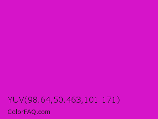 YUV 98.64,50.463,101.171 Color Image