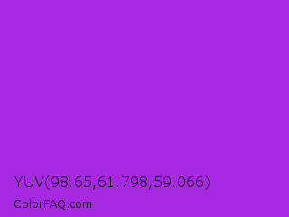 YUV 98.65,61.798,59.066 Color Image