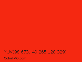 YUV 98.673,-40.265,128.329 Color Image