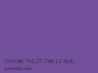 YUV 98.716,27.748,13.404 Color Image
