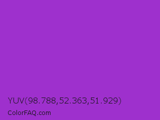 YUV 98.788,52.363,51.929 Color Image