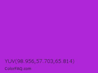 YUV 98.956,57.703,65.814 Color Image