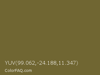 YUV 99.062,-24.188,11.347 Color Image