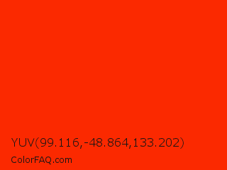 YUV 99.116,-48.864,133.202 Color Image