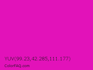 YUV 99.23,42.285,111.177 Color Image