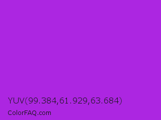 YUV 99.384,61.929,63.684 Color Image