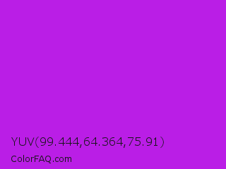 YUV 99.444,64.364,75.91 Color Image