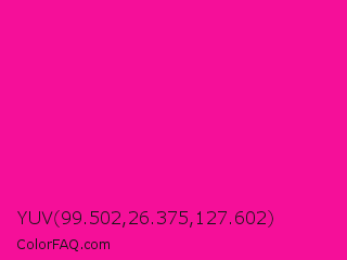 YUV 99.502,26.375,127.602 Color Image