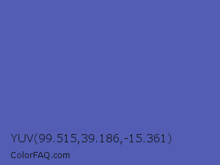 YUV 99.515,39.186,-15.361 Color Image