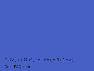 YUV 99.854,48.386,-26.182 Color Image