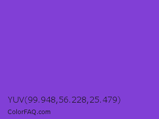 YUV 99.948,56.228,25.479 Color Image