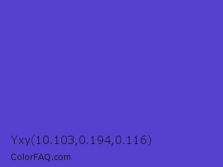 Yxy 10.103,0.194,0.116 Color Image