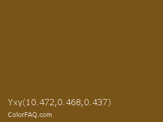 Yxy 10.472,0.468,0.437 Color Image