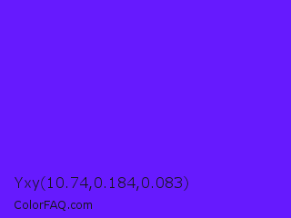 Yxy 10.74,0.184,0.083 Color Image