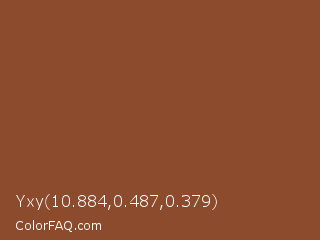Yxy 10.884,0.487,0.379 Color Image
