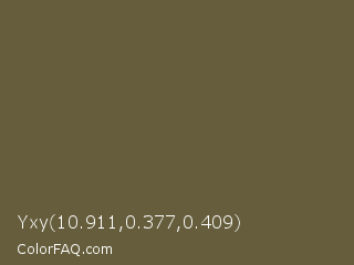 Yxy 10.911,0.377,0.409 Color Image