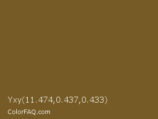 Yxy 11.474,0.437,0.433 Color Image
