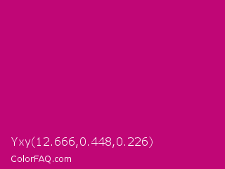 Yxy 12.666,0.448,0.226 Color Image