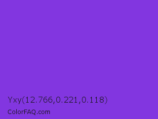 Yxy 12.766,0.221,0.118 Color Image