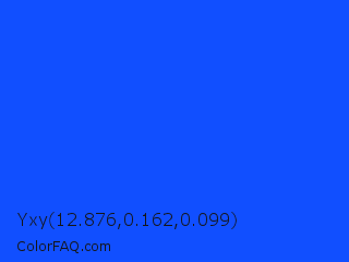 Yxy 12.876,0.162,0.099 Color Image
