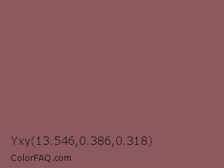 Yxy 13.546,0.386,0.318 Color Image