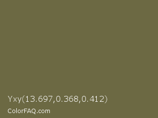Yxy 13.697,0.368,0.412 Color Image