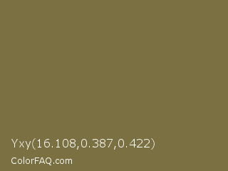 Yxy 16.108,0.387,0.422 Color Image