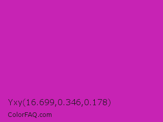 Yxy 16.699,0.346,0.178 Color Image
