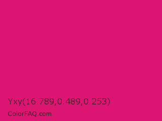 Yxy 16.789,0.489,0.253 Color Image