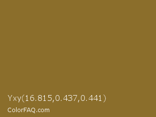 Yxy 16.815,0.437,0.441 Color Image