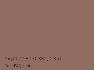 Yxy 17.589,0.382,0.35 Color Image