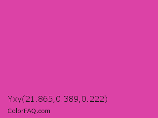 Yxy 21.865,0.389,0.222 Color Image