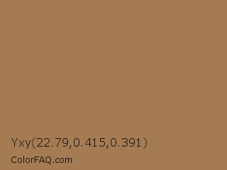 Yxy 22.79,0.415,0.391 Color Image