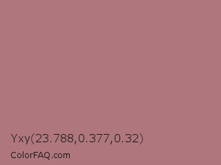 Yxy 23.788,0.377,0.32 Color Image