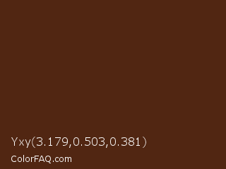 Yxy 3.179,0.503,0.381 Color Image