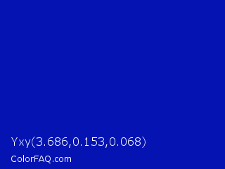 Yxy 3.686,0.153,0.068 Color Image