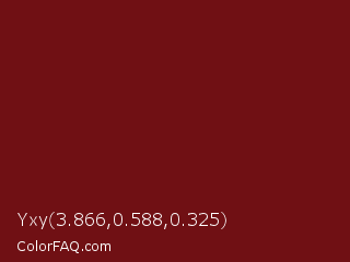 Yxy 3.866,0.588,0.325 Color Image
