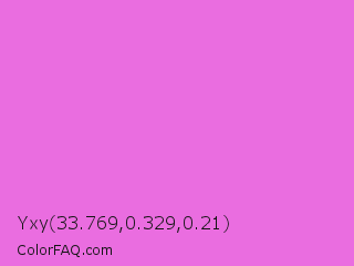 Yxy 33.769,0.329,0.21 Color Image