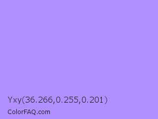 Yxy 36.266,0.255,0.201 Color Image