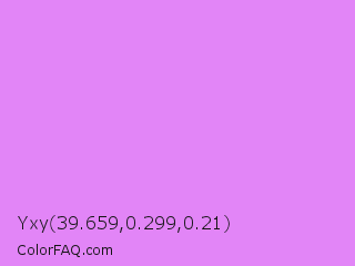Yxy 39.659,0.299,0.21 Color Image