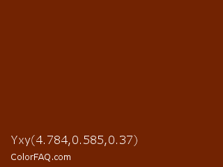 Yxy 4.784,0.585,0.37 Color Image